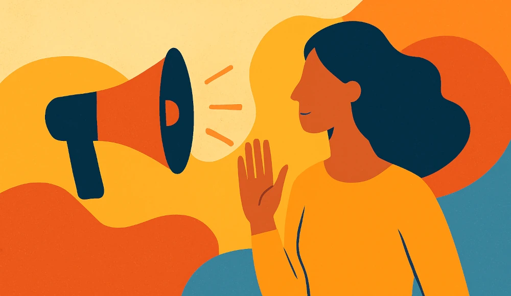 A person's hands holding a smartphone that displays glowing social media and connection icons.